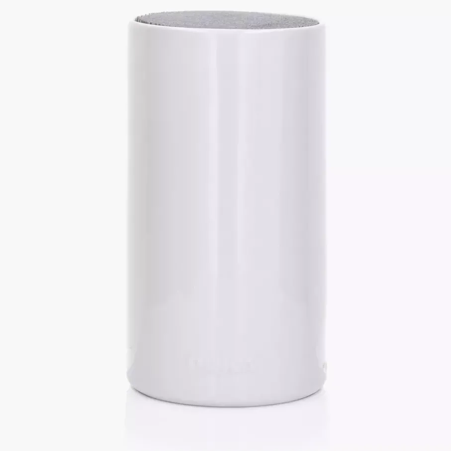 Blok na noże DUKA VIT 11x21 cm biały porcelana