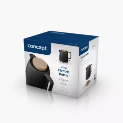 Czajnik elektryczny CONCEPT ELEGANT 1L ceramiczny czarny