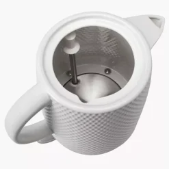 Czajnik elektryczny i 2 filiżanki CONCEPT 1,5 l biały ceramiczny