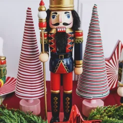 Dekoracja świąteczna choinka DUKA FESTLIG 31 cm różowa czerwona