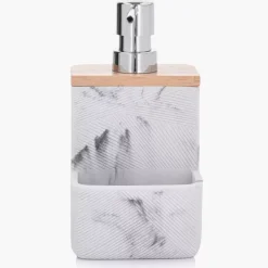 Dozownik do płynu do naczyń DUKA MODERN 200 ml biały szary