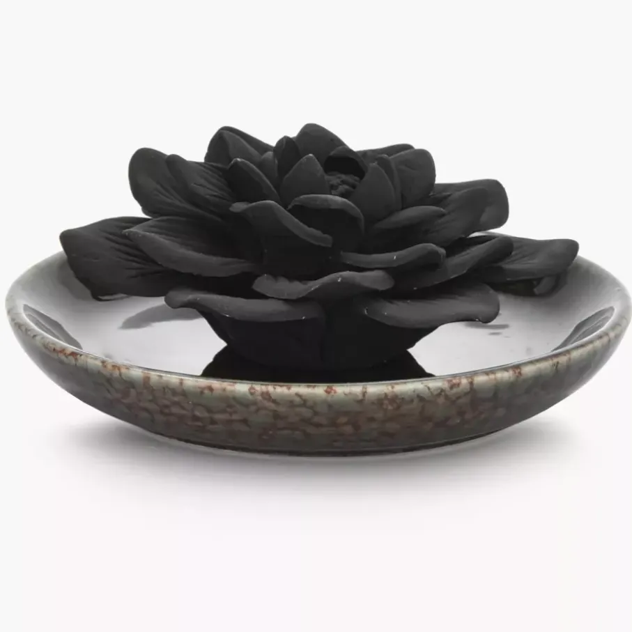 Dyfuzor zapachowy kwiat DUKA MOMENTS grafitowy ceramiczny