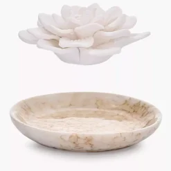 Dyfuzor zapachowy kwiat DUKA MOMENTS biały ceramiczny