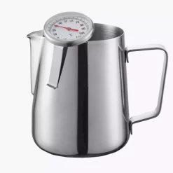 Dzbanek do mleka z termometrem DUKA BARISTA 600 ml srebrny stal nierdzewna