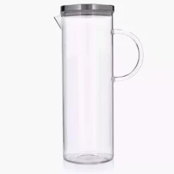 Dzbanek do wody i napojów z pokrywką DUKA NOVA 1500 ml transparentny szkło