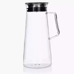 Dzbanek do wody i napojów z pokrywką DUKA NJUTA HANDLE 1500 ml szkło