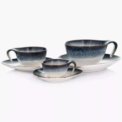 Filiżanka do espresso ze spodkiem DUKA TIME DIM 60 ml porcelanowa