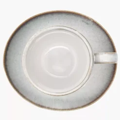 Filiżanka ze spodkiem DUKA FREJA 220 ml porcelana wielokolorowa