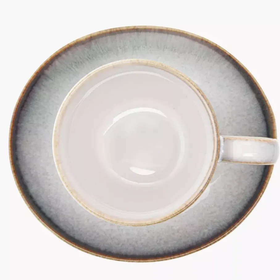 Filiżanka ze spodkiem DUKA FREJA 220 ml porcelana wielokolorowa