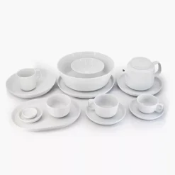 Filiżanka ze spodkiem DUKA NORD 320 ml 17 cm