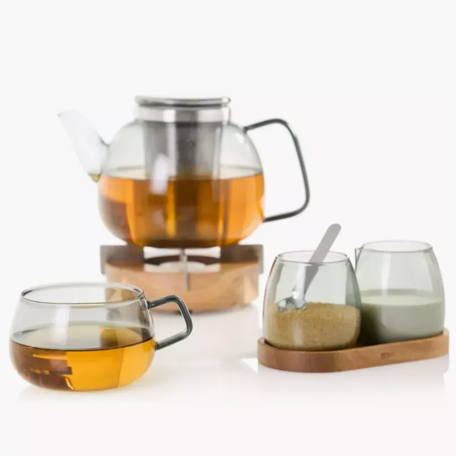 Filiżanki do kawy lub herbaty ADHOC YUNA 400 ml 2 szt. przydymione