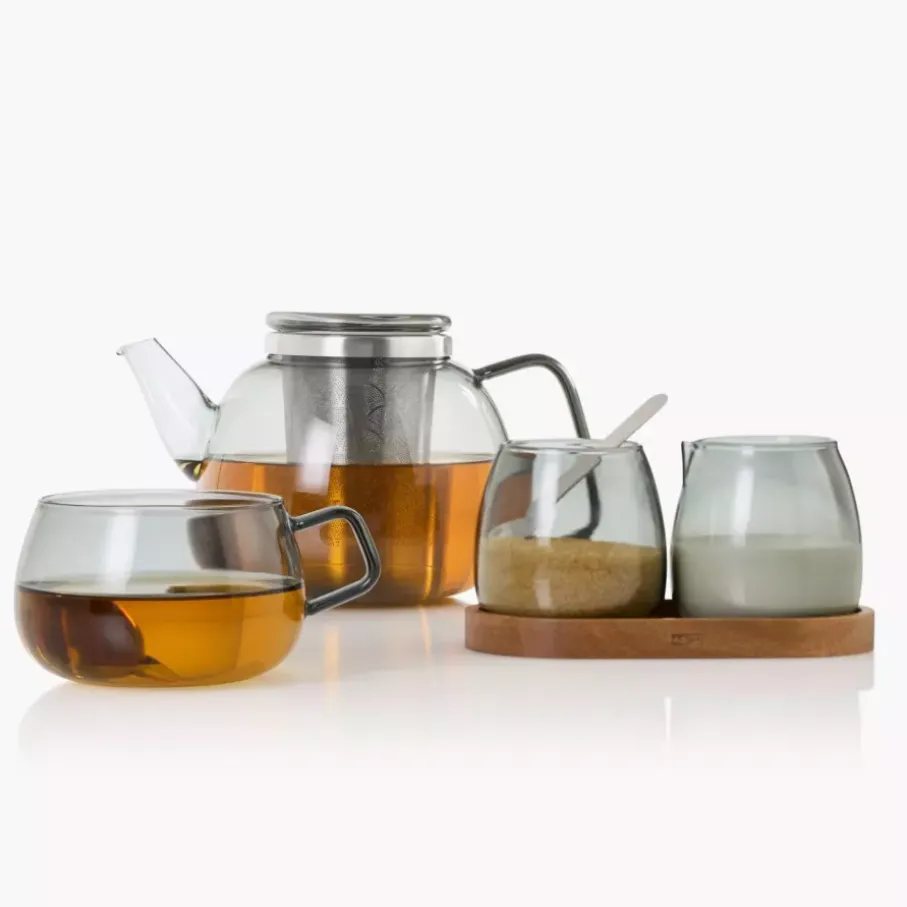 Filiżanki do kawy lub herbaty ADHOC YUNA 400 ml 2 szt. przydymione