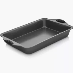Forma do pieczenia prostokątna DUKA SILC BAKE 33x23 cm grafitowa stalowa