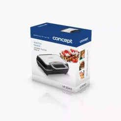 Gofrownica CONCEPT 1000 W ceramiczne płytki