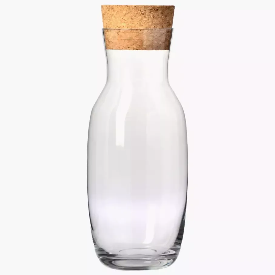 Karafka z korkiem naturalnym KROSNO PURE 1 l szklana