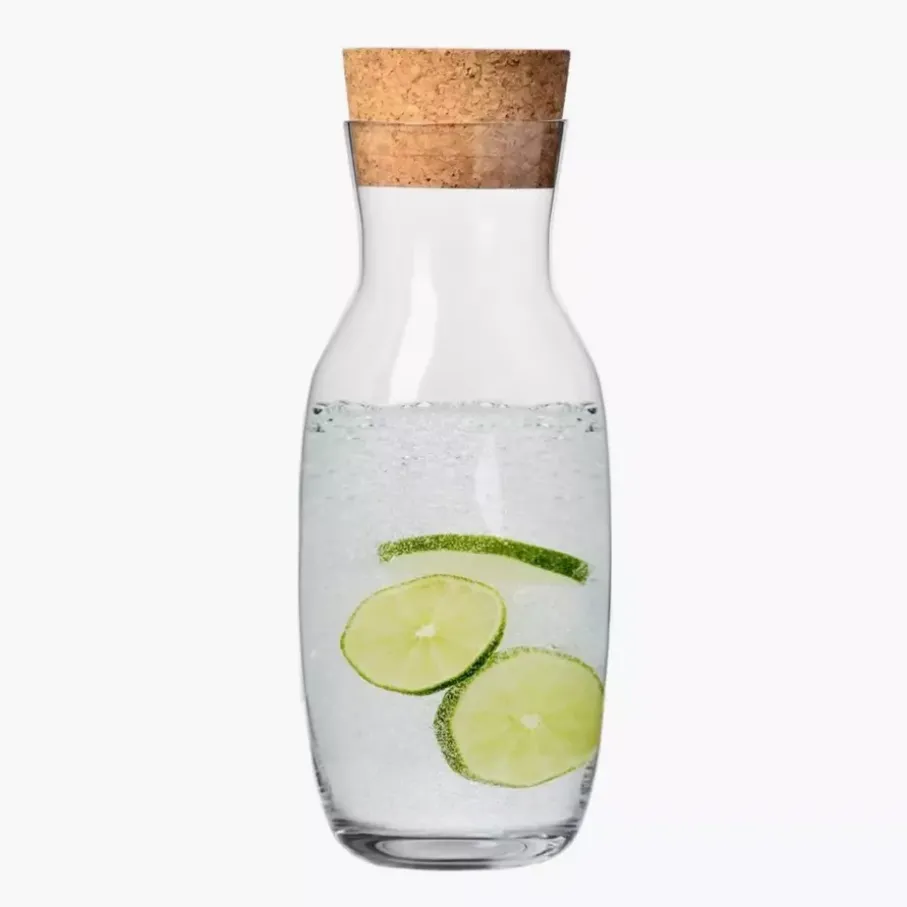 Karafka z korkiem naturalnym KROSNO PURE 1 l szklana