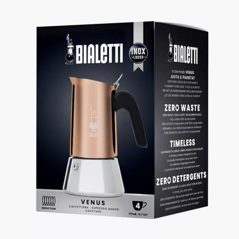 Kawiarka BIALETTI New Venus 4tz miedziana