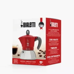 Kawiarka do kuchenki indukcyjnej BIALETTI New Moka czerwona 4tz