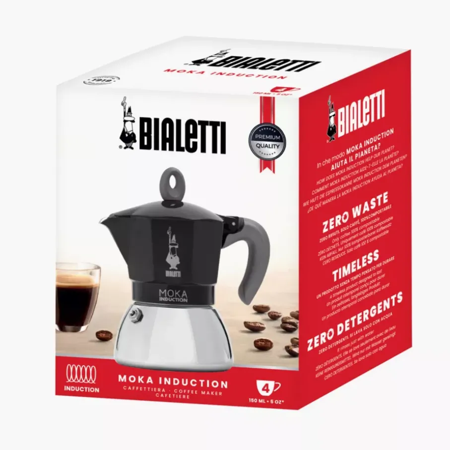 Kawiarka do kuchenki indukcyjnej BIALETTI New Moka czarna 4tz