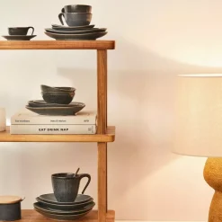 Kieliszek na jajko DUKA TIME BLACK grafitowy porcelanowy