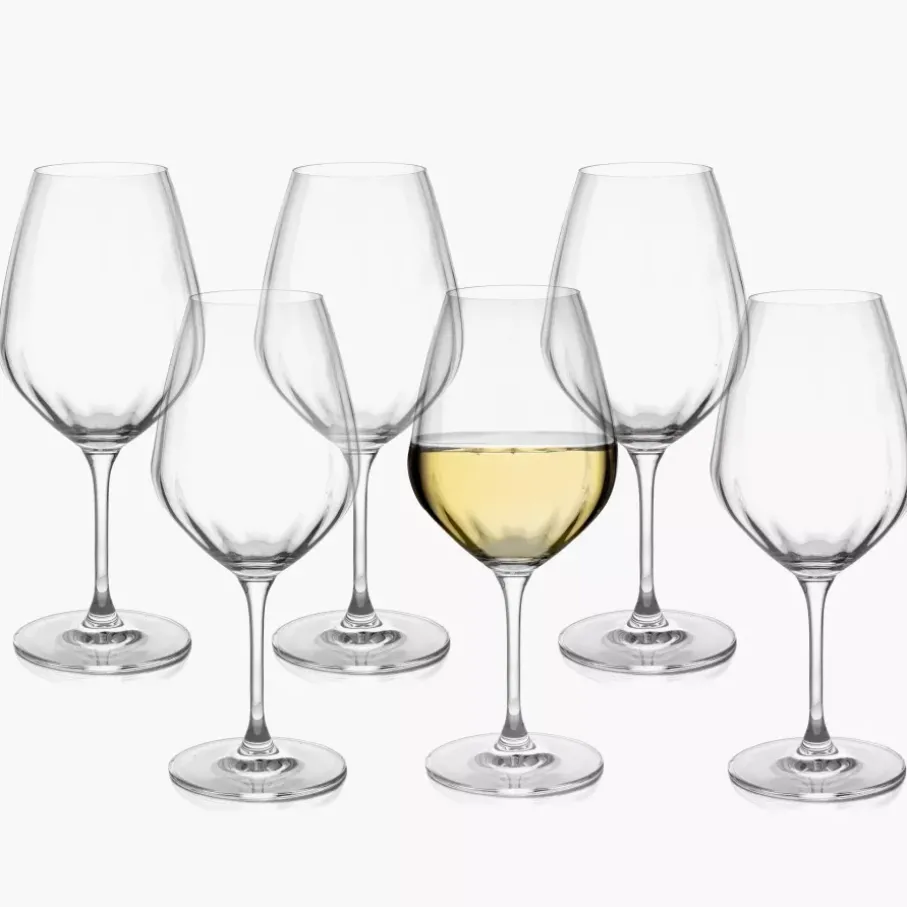 Kieliszki do białego wina DUKA PRISM 6 szt. 550 ml szkło kryształowe