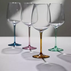 Kieliszki do białego wina LYNGBY VIENNA 530 ml 4 szt. zielone