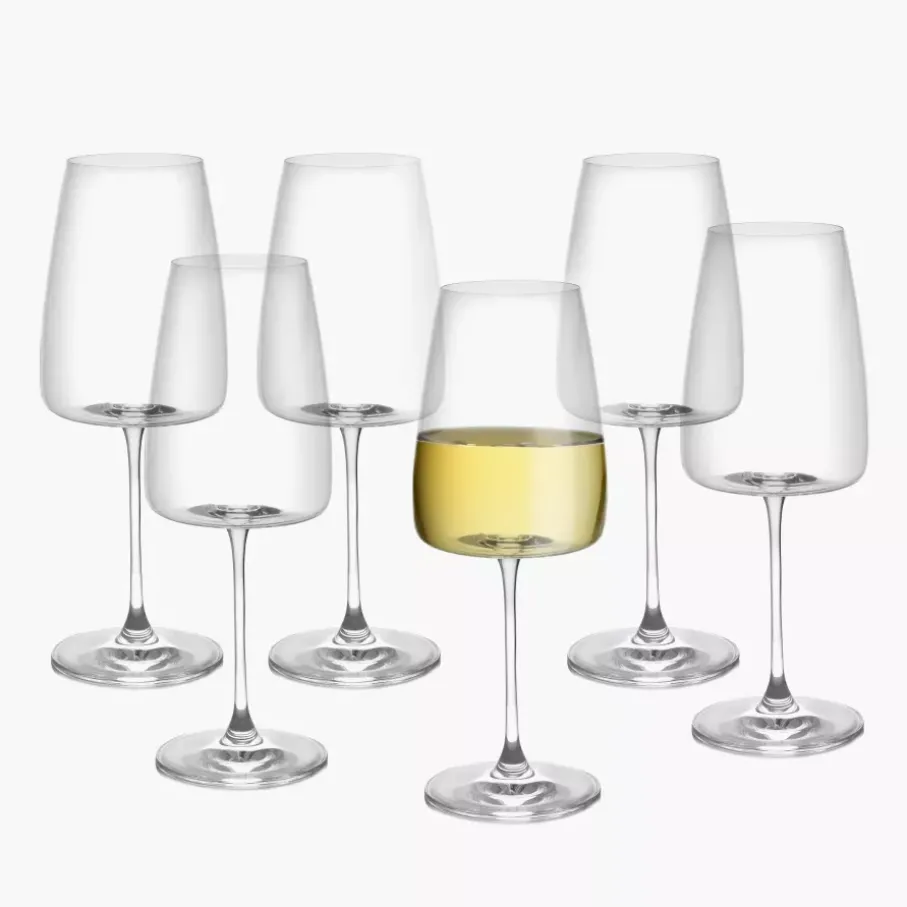 Kieliszki do czerwonego i białego wina DUKA GUSTAV 6 szt. 500 ml szkło kryształowe