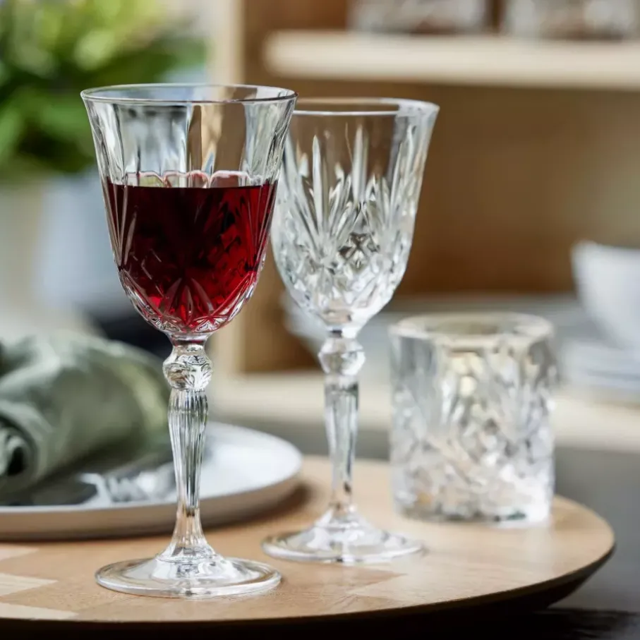 Kieliszki do czerwonego wina LYNGBY MELODIA 270 ml 4 szt. szkło kryształowe
