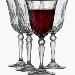 Kieliszki do czerwonego wina LYNGBY MELODIA 270 ml 4 szt. szkło kryształowe