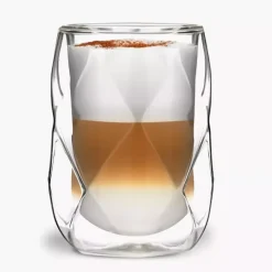 Komplet szklanek z podwójną ścianką VIALLI DESIGN GEO 2 szt. 350 ml
