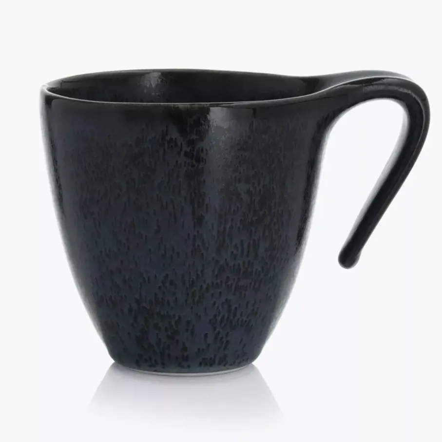 Kubek DUKA TIME BLACK 450 ml grafitowy porcelanowy