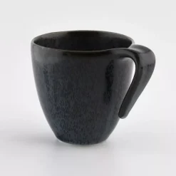 Kubek DUKA TIME BLACK 450 ml grafitowy porcelanowy