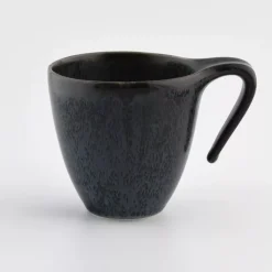 Kubek DUKA TIME BLACK 450 ml grafitowy porcelanowy