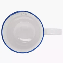 Kubek jumbo DUKA KROG 700 ml biały granatowy porcelana