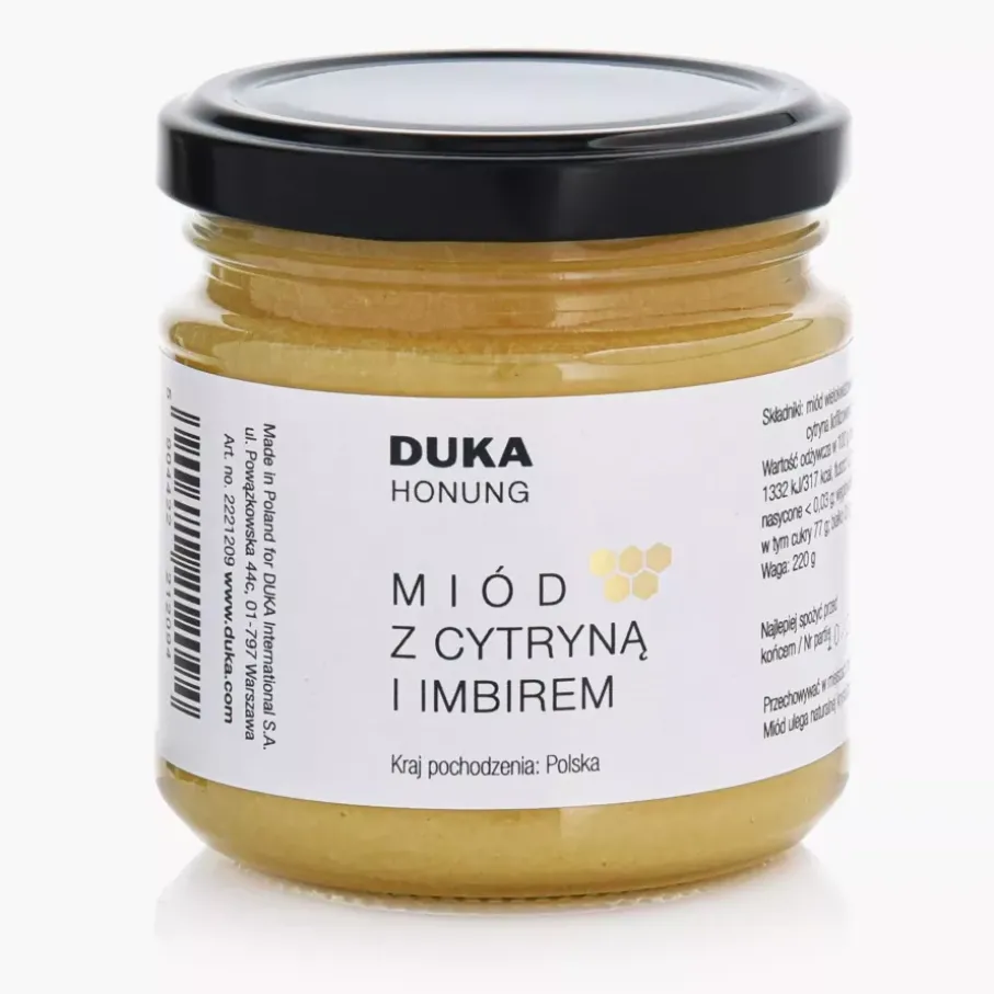 Miód z cytryną i imbirem DUKA HONUNG 220 g