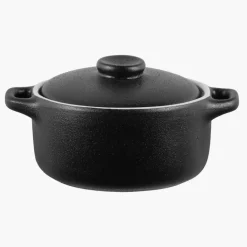 Mini garnek ceramiczny z pokrywką MAKU ROBUSTE 10 cm