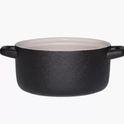 Mini garnek ceramiczny z pokrywką ROBUSTE MAKU 0,38 L 12 cm