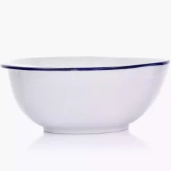 Misa sałatkowa DUKA KROG 2000 ml biała granatowa porcelana