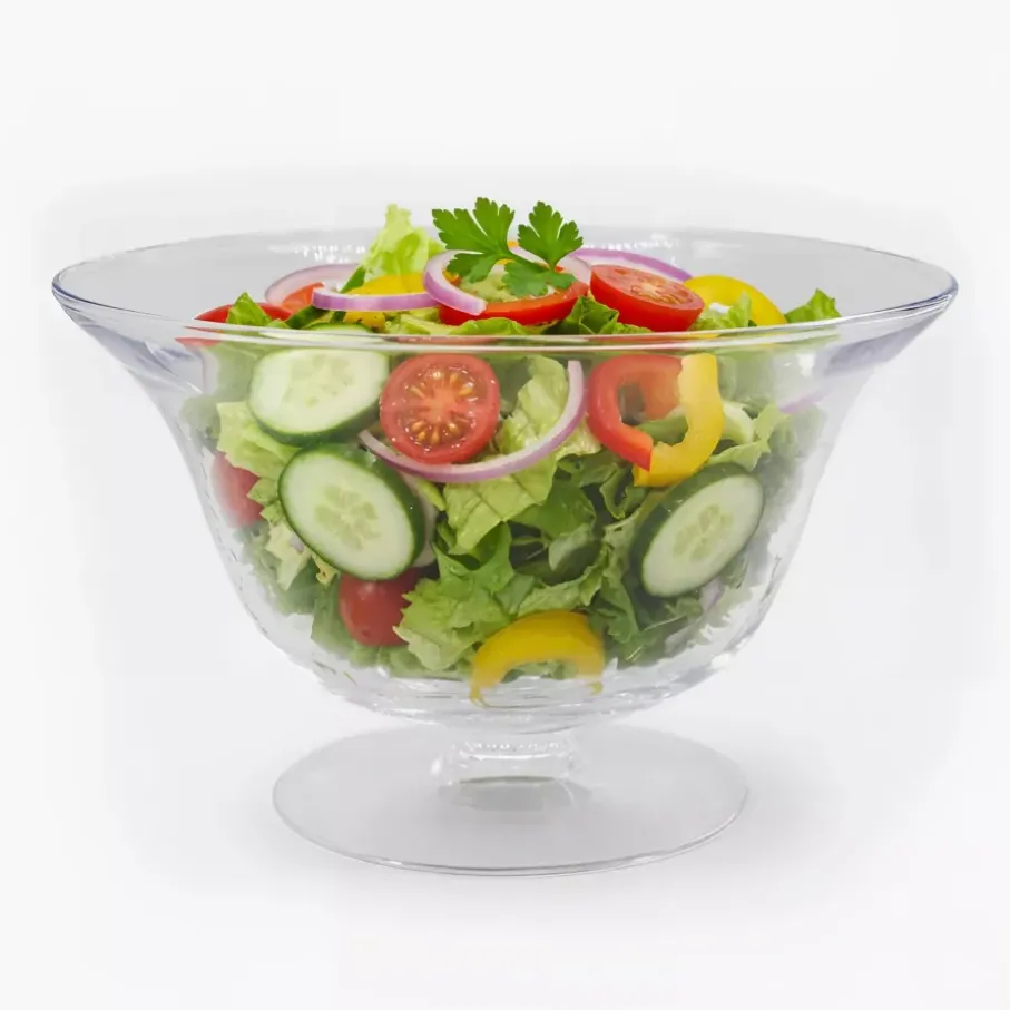 Misa sałatkowa na nóżce DUKA GLASS 23 cm szklana