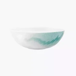 Miseczka DUKA SOLVIND 17 cm niebieska biała porcelanowa