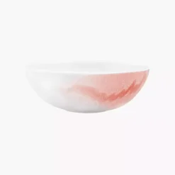 Miseczka DUKA SOLVIND 17 cm różowa biała porcelanowa