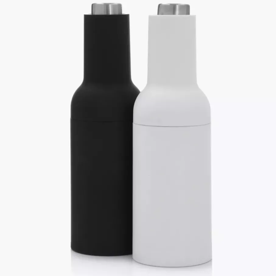 Młynek elektryczny grawitacyjny do soli lub pieprzu DUKA SUDD 22 cm biały