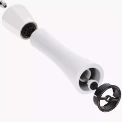 Młynek manualny do soli lub pieprzu DUKA FRON 26,5 cm biały