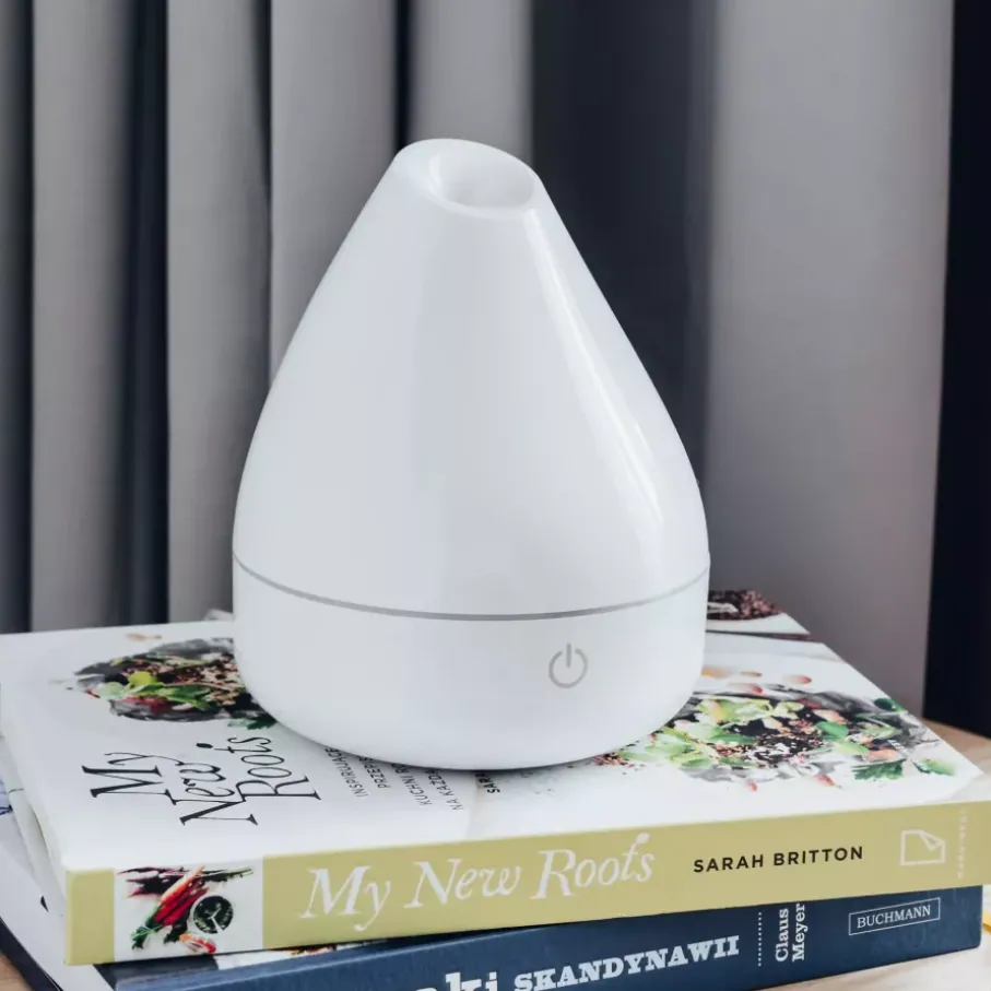 Nawilżacz powietrza ultradźwiękowy dyfuzor zapachowy 3w1 DUKA AROMA biały