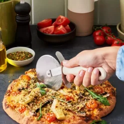Nóż do pizzy krajalnica GASTROMAX stal nierdzewna