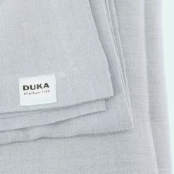 Obrus DUKA LYCKLIG 140x250 cm 100% len biały