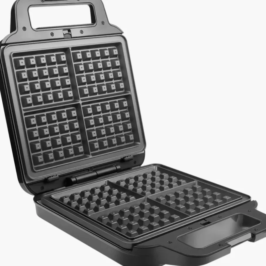 Opiekacz do kanapek 3w1 z wymiennymi płytkami CONCEPT RODZINA 1200 W czarno-srebrny