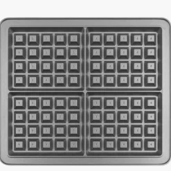 Opiekacz do kanapek 3w1 z wymiennymi płytkami CONCEPT RODZINA 1200 W czarno-srebrny