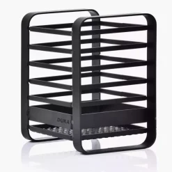 Organizer kuchenny na akcesoria kuchenne DUKA FINT 12x9x14 cm czarny stal
