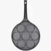 Patelnia do pancakes indukcja DUKA KRISPA 26 cm czarna aluminium